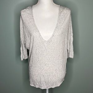 Express deep Vneck size Large